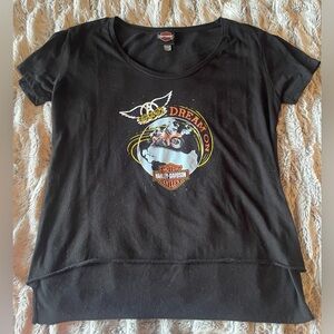 Aerosmith and Harley-Davidson collab tee.